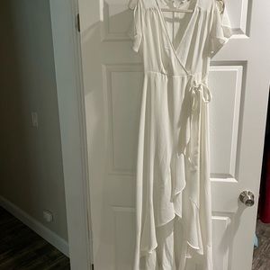 Altard State White Midi Dress